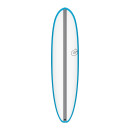 Surfboard TORQ TEC V+ 8.0 Rail Blau