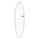 Surfboard TORQ Epoxy TET 6.6 Fish  Pinlines