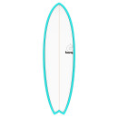 Surfboard TORQ Epoxy TET 5.11 Fish Blue Pinline