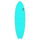 Surfboard TORQ Epoxy TET 6.3 Fish Blue Pinline