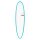 Surfboard TORQ TET 7.6 MOD Fun Blau Pinline
