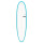 Surfboard TORQ Epoxy TET 7.4 V+ Funboard Blue Pinl