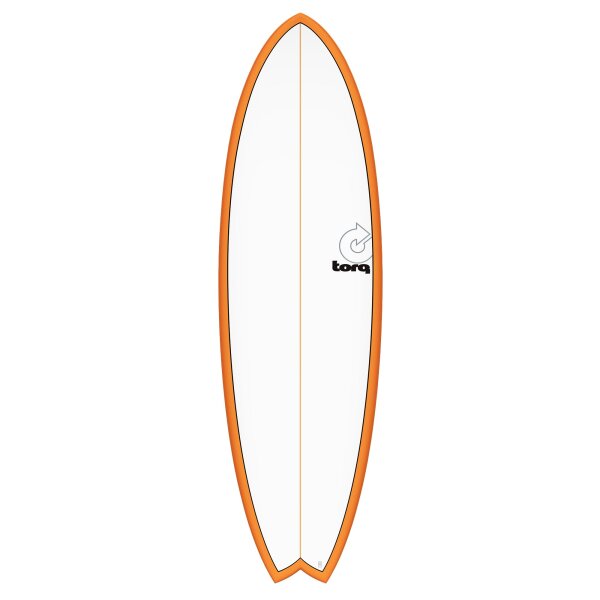 Surfboard TORQ TET 5.11 MOD Fish OrangeRail
