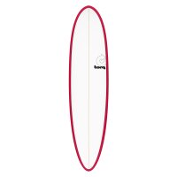 Surfboard TORQ TET 7.6 MOD Fun Red Rail
