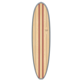 Surfboard TORQ Epoxy TET 7.8 V+ Funboard Wood