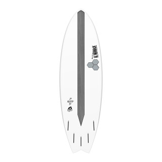 Surfboard CHANNEL ISLANDS X-lite2 PodMod 6.6 weiss