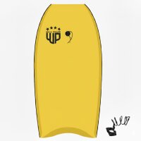 Wave Power Bodyboard Woop 41 Yellow Aqua