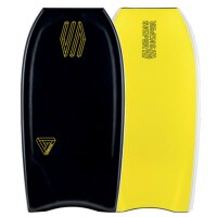 SNIPER Bodyboard Cortex PE Flex Schwarz Gelb 41