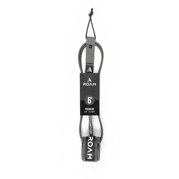 ROAM Surfboard Leash Premium 6.0 gray
