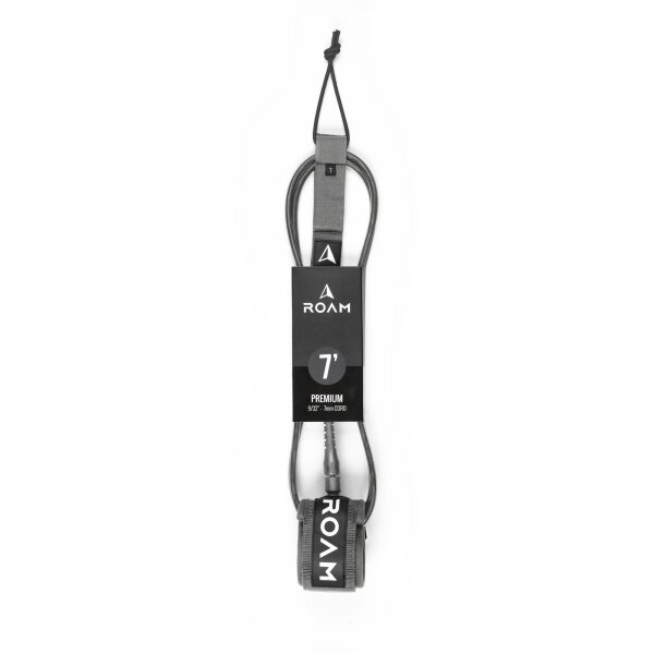 ROAM Surfboard Leash Premium 7.0 gray