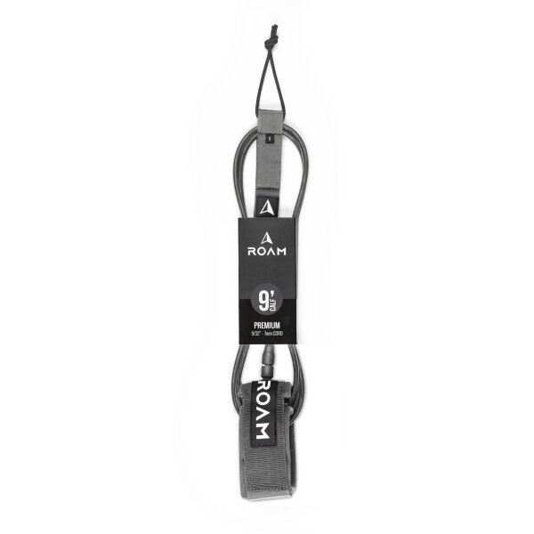 ROAM Surfboard Leash Premium 9.0 Calf gray