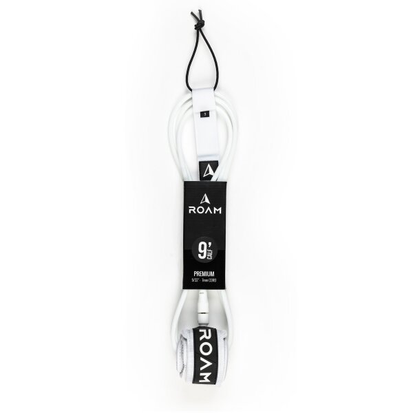 ROAM Surfboard Leash Premium 9.0 Knie Weiss