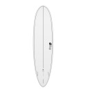 Surfboard TORQ TEC-HD M2.0 7.2 Weiss Pinline