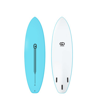 GO Softboard 6.4 Surf Range Soft Top Surfboard blu