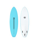 GO Softboard 6.4 Surf Range Soft Top Surfboard blu