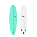 GO Softboard 7.2 Surf Range Soft Top Surfboard gre