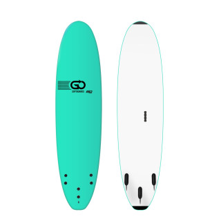 GO Softboard School Surfboard 8.0 wide body green
