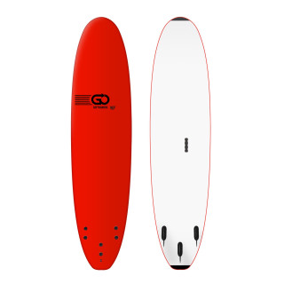 GO Softboard School Surfboard 10.0 wide body red