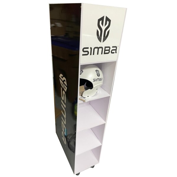 POS Verkaufsdisplay Ständer für 8 Simba Helme