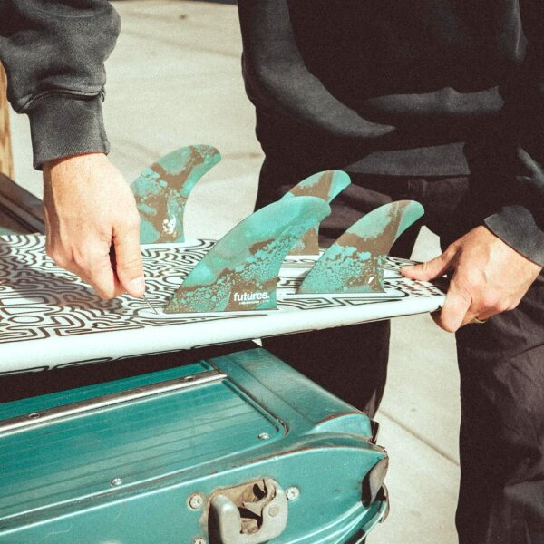 Jeu D'ailerons Captain Fin Co Chris Christenson Pour Planche De Surf Futures (Thruster/Quad)