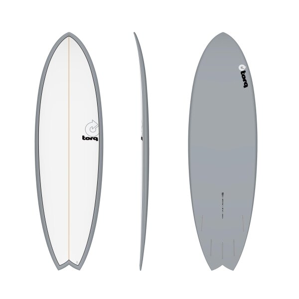 Surfboard TORQ TET 5.11 MOD Fish gray pinline