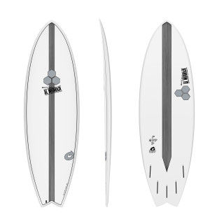 Surfboard CHANNEL ISLANDS X-lite Pod Mod 5.6 white