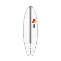 Surfboard CHANNEL ISLANDS X-lite PodMod 5.10 Weiss