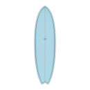 Surfboard TORQ Epoxy TET 6.6 MOD Fish CC Blau