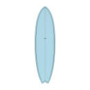 Surfboard TORQ Epoxy TET 6.10 MOD Fish CC Blau