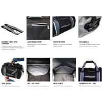 OverBoard wasserdichte Duffel Bag 90 Liter Schwarz