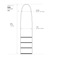 ROAM Boardbag Surfboard Tech Sleeve 8.0-9.2 Long