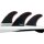 FUTURES Thruster Fin Set Jordy Smith L Honeycomb