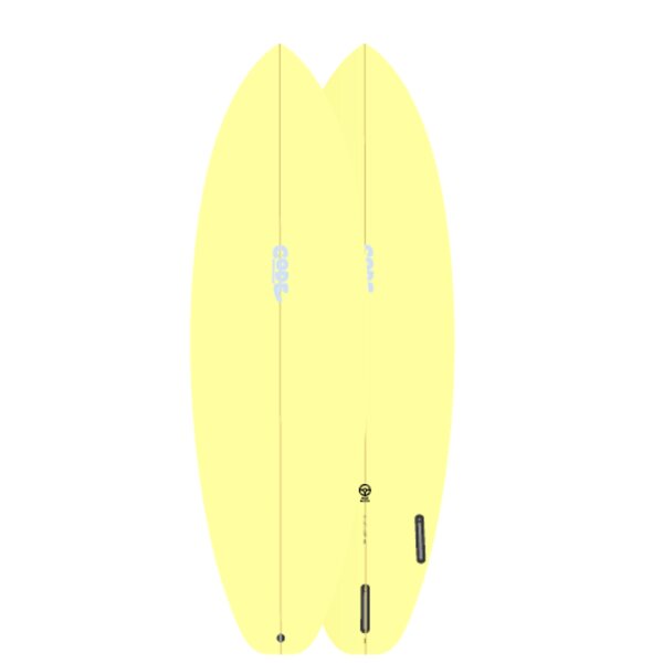 Surfboard CODE Epoxy 6.0 Daily Driver Gelb