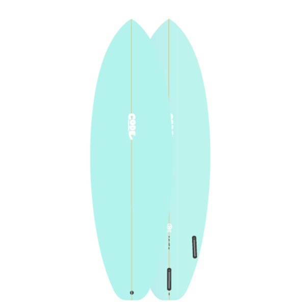 Surfboard CODE Epoxy 6.8 Daily Driver Lagoon