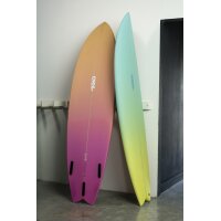 Surfboard CODE Epoxy Best Fish Forever 7.2 Sunrise