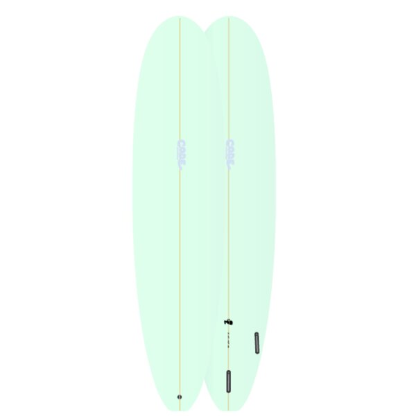 Surfboard CODE Epoxy 8.0 Big Mid Mintgrün