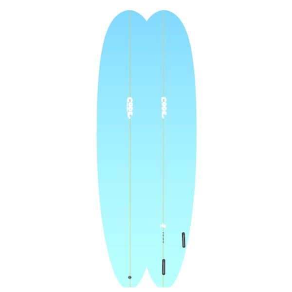 Surfboard CODE Epoxy 8.0 Big Mid Skyfade