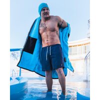 DRYROBE Advance Long Sleeve Schwarz Blau L