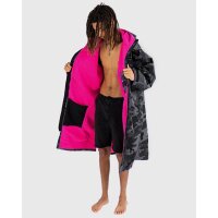 DRYROBE Advance Long Sleeve Schwarz Camo Pink S