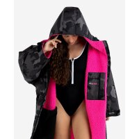 DRYROBE Advance Long Sleeve Schwarz Camo Pink S