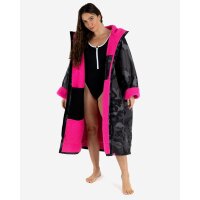 DRYROBE Advance Long Sleeve Schwarz Camo Pink XL