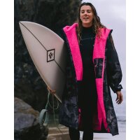 DRYROBE Advance Long Sleeve Schwarz Camo Pink XL
