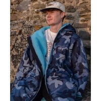 DRYROBE Advance Long Sleeve Blau Camo Blau XL