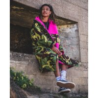 DRYROBE Advance Long Sleeve Grün Camo Pink L REMIX