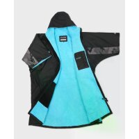 DRYROBE Advance Short Sleeve Schwarz Camo Blau M