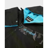 DRYROBE Advance Short Sleeve Schwarz Camo Blau M