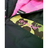 DRYROBE Advance Short Sleeve Schwarz Camo Pink  M