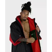 DRYROBE Advance Short Sleeve Schwarz Rot L
