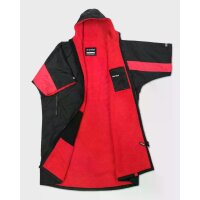 DRYROBE Advance Short Sleeve Schwarz Rot L