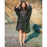 DRYROBE Towel Robe Organic Cotton S Dark Slate